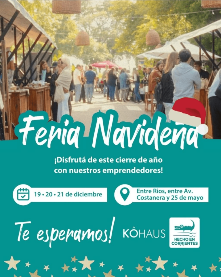 Se alistan los preparativos para la Feria Navideña Hecho en Corrientes