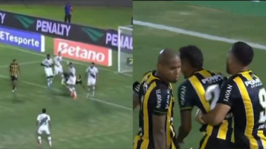En Brasil hicieron un golazo de doble chilena que hizo recordar a uno que Boca le hizo a River