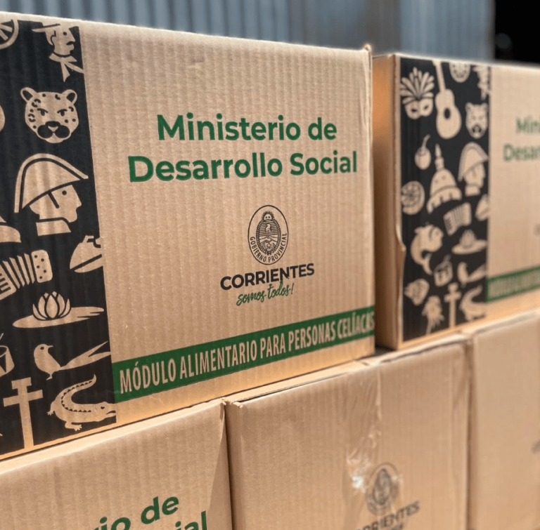 Desarrollo Social entregó cajas de alimentos para celíacos