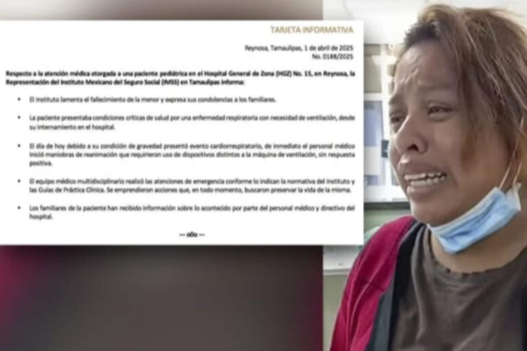 Acusan muerte de bebé por negligencia en el IMSS de Reynosa