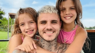 Primer paso para Mauro Icardi: se reencuentra con sus hijas en un entorno judicial
