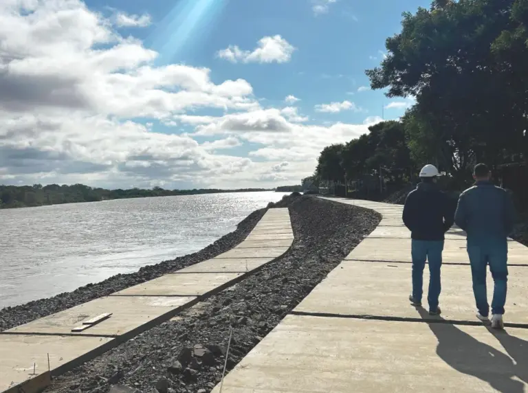 Goya: avanza la puesta en valor del Paseo Costero y la Plaza Italia