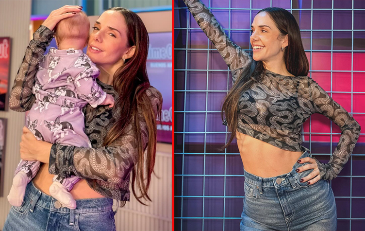 Julieta Nair Calvo mostró lo enorme que está su hija Isabella