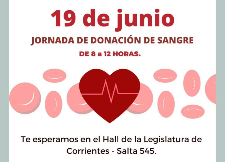 Campaña de donación voluntaria de sangre en la Legislatura