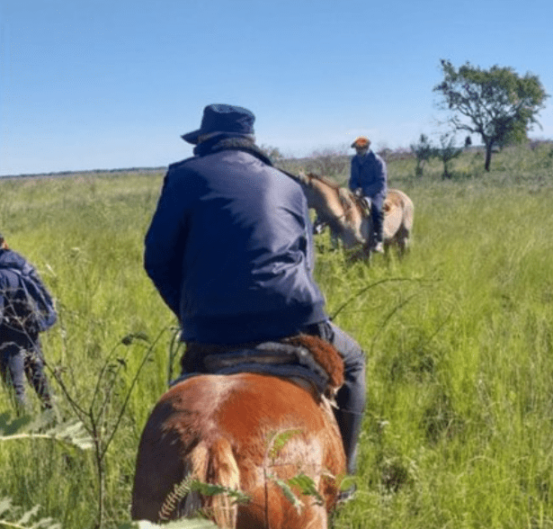 Sigue la búsqueda de un hombre que desapareció al cruzar el río a caballo