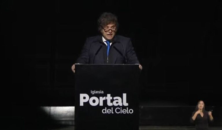 Milei: El Estado es la encarnación del maligno que trae pobreza y miseria