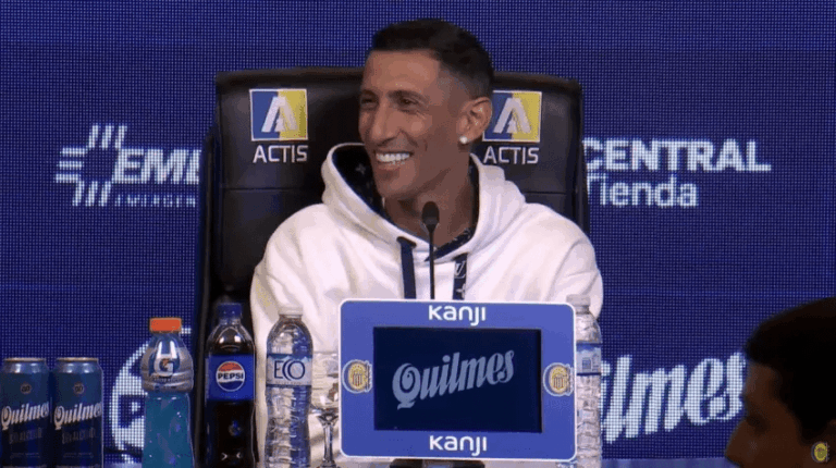 Presentaron a Di María en Rosario Central.