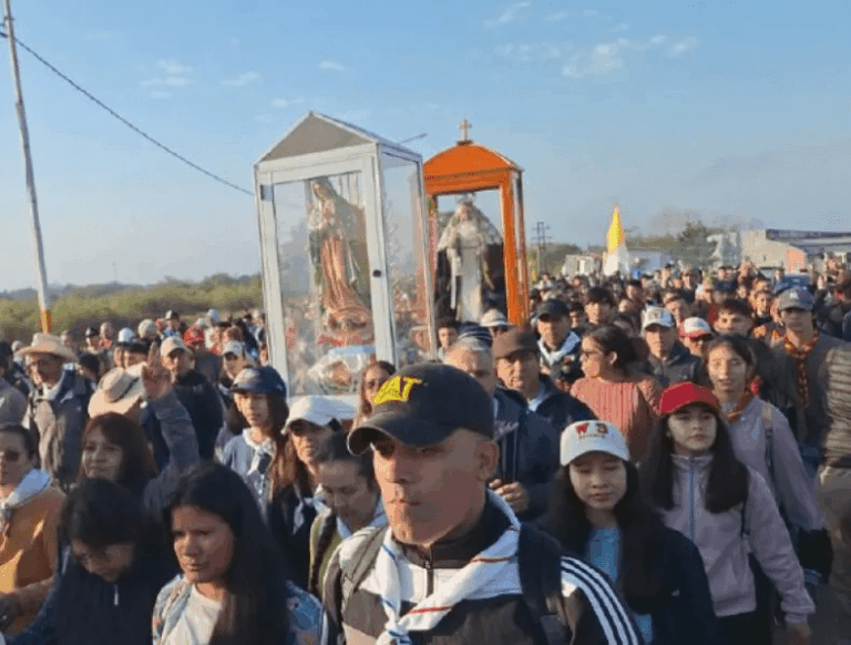 Hoy llega la Peregrinación de San Luis del Palmar al Santuario de Itatí