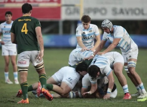 En Italia, Los Pumitas cayeron ante Sudáfrica en semifinales