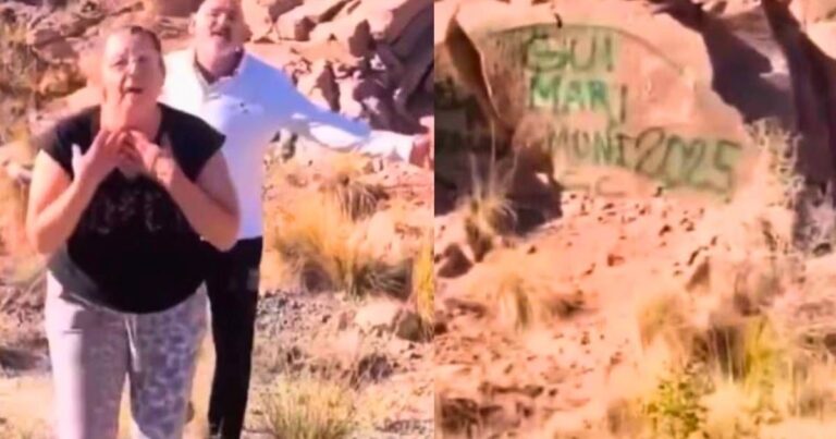 Multa millonaria y tareas comunitarias para los turistas que pintaron rocas en Mendoza: si no cumplen, van presos