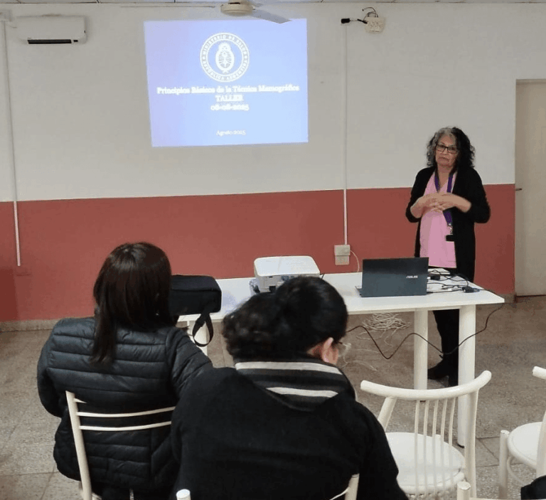 El Instituto Nacional del Cáncer capacitó a técnicas de centros de salud públicos