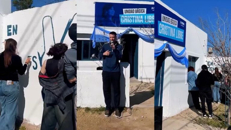 El mensaje de Cristina Kirchner a militantes que inauguraron una unidad básica en Bahía Blanca