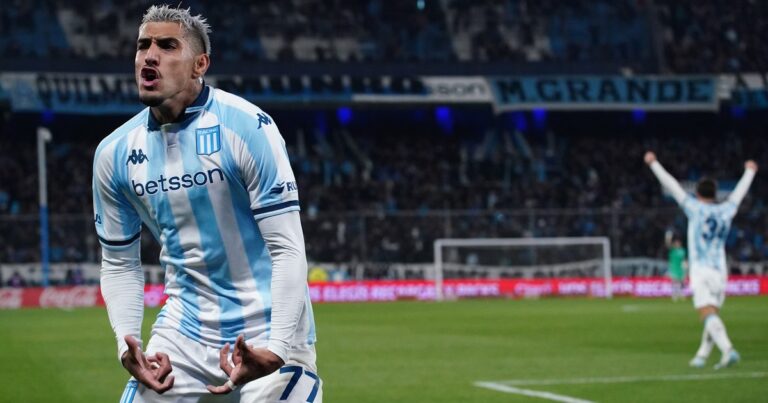 Tras su golazo ante Tigre, el dato de Balboa que ilusiona a Racing para enfrentar a Peñarol