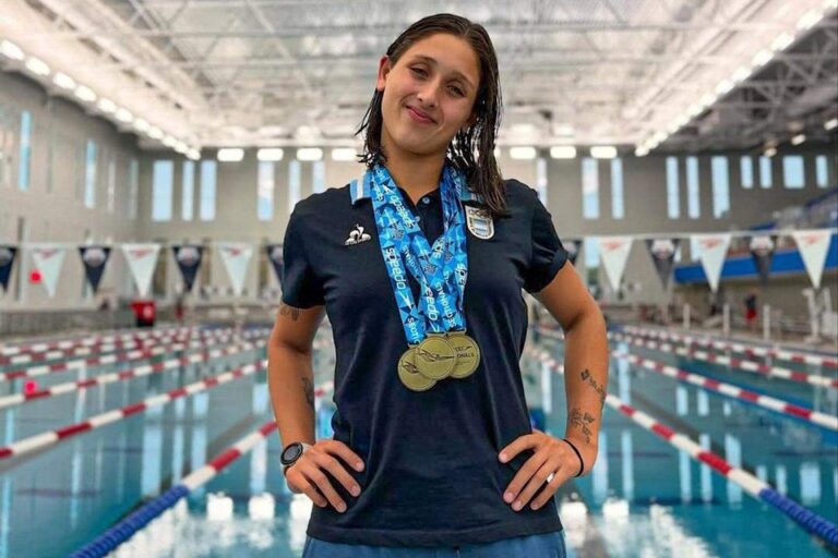 Juegos Panamericanos Juniors:Agostina Hein, reina de las piscinas en Asunción