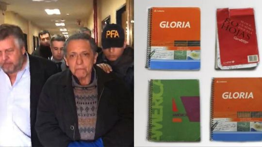 Causa Cuadernos: los peritos de Gendarmería confirmaron que fueron escritos por Centeno