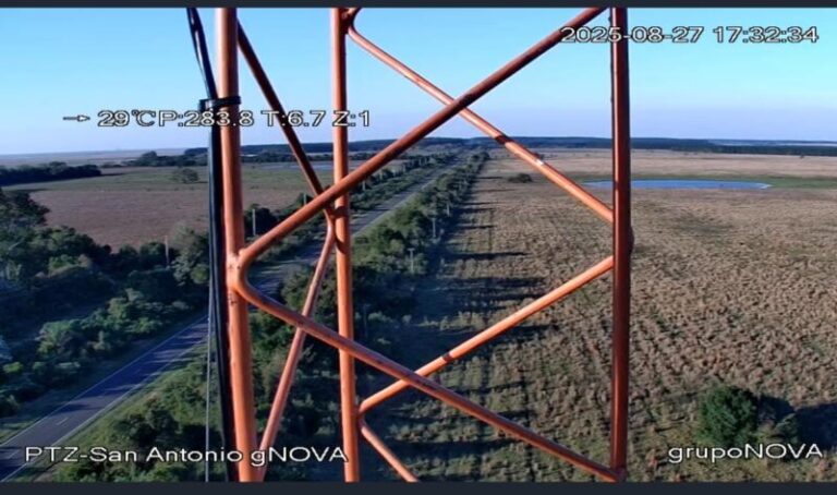 Instalan una cámara para la detección temprana de incendios rurales