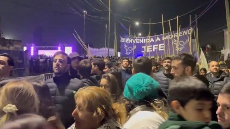 Un gran número de personas se retiró del predio mientras aún hablaba Javier Milei: el motivo