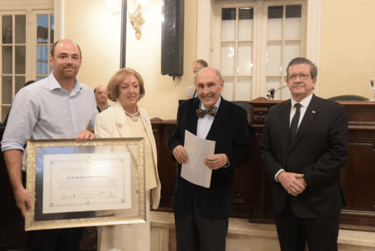 DISTINCIÓN LIBERTADOR GENERAL SAN MARTÍN: Emotivo reconocimiento del Senado al Dr. Bogdan Mihai Popescu