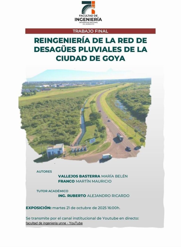 Presentan trabajo que reactualiza el Plan Director de Desagües Pluviales