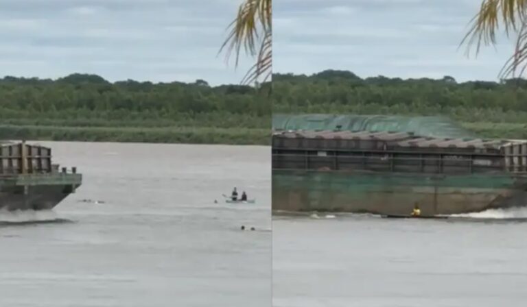 Llaman a la ‘revisión y prevención’ tras el susto con una barcaza en el Paraná