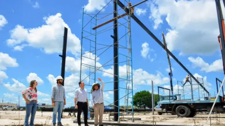 Avanza la construcción de la nueva terminal de ómnibus en Goya