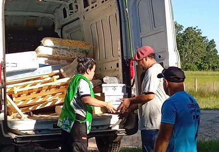 Amplían la asistencia social a familias afectadas por destrozos de un temporal