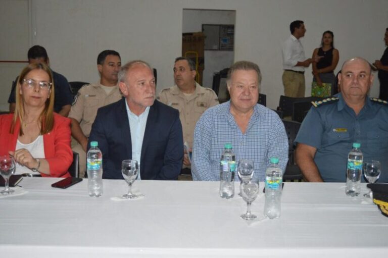 Adán Gaya encabezó un encuentro con fuerzas federales en Santo Tomé