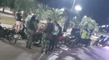 la Policía secuestró más de 20 motos de los stunt