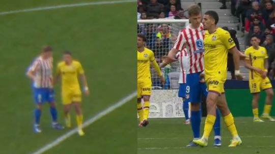 Agresión sexual en La Liga: Abdel Abqar fue expulsado por pellizcarle los genitales a Sørloth