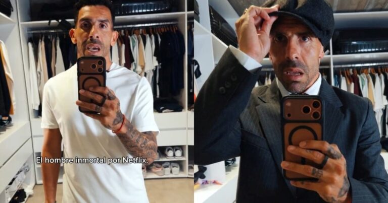 It’s very difficult? Tevez se animó a promocionar una serie en inglés