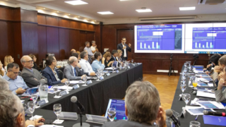 Ministro de Salud de Corrientes, Emilio Lanari, en reunión del Consejo Federal de Salud.