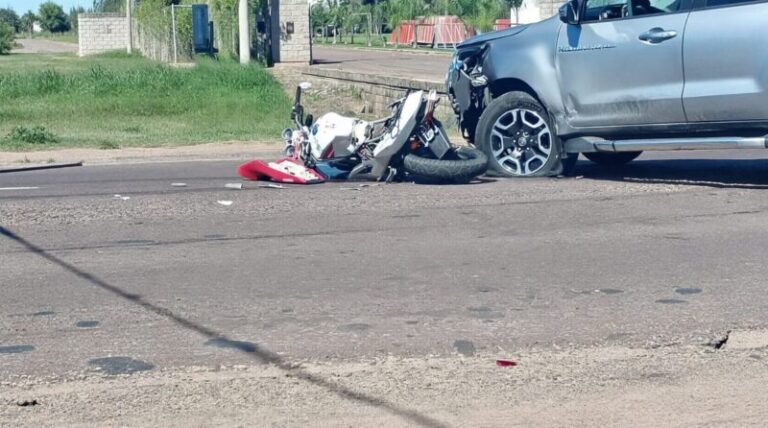Intersección de la Ruta Provincial 27 y calle Misiones en Bella Vista, lugar del accidente fatal