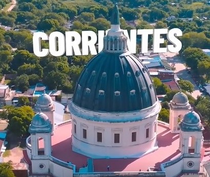 Vista de la Basílica de Nuestra Señora de Itatí en Corrientes, destino central para Semana Santa.