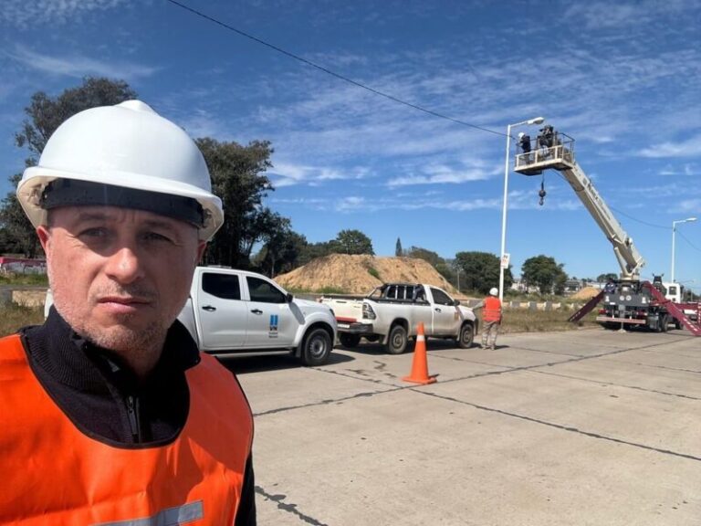 David Moulin, delegado regional de Vialidad Nacional en Corrientes, durante una entrevista.