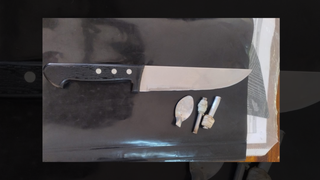 Efectivos policiales en procedimiento en calles de Corrientes capital