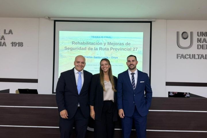 Estudiantes de Ingeniería Civil de la UNNE presentan proyecto vial