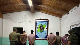 Campo en Corrientes con signos de excavaciones por extracción de lombrices