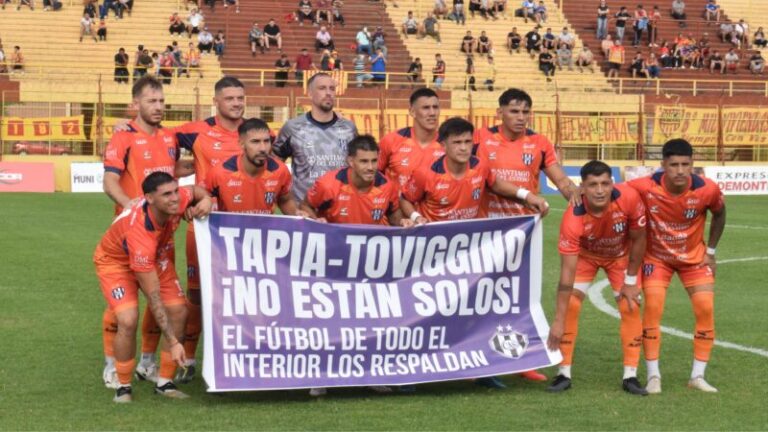Ilustración de un partido de fútbol del Torneo Federal A