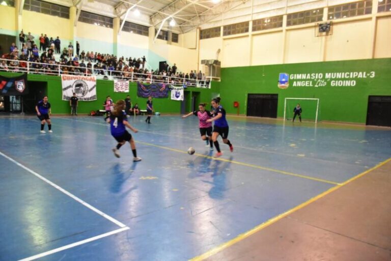 Selección de futsal femenino de Corrientes Capital durante un partido