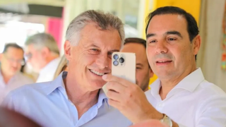 Mauricio Macri durante un acto político