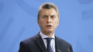 Mauricio Macri durante un acto político