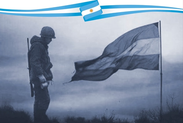 Vista del Cenotafio Malvinas en el Grupo de Artillería de Monte 12, Mercedes, Corrientes.