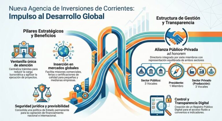 Sesión de la Cámara de Senadores de Corrientes con el proyecto de ley sobre la mesa