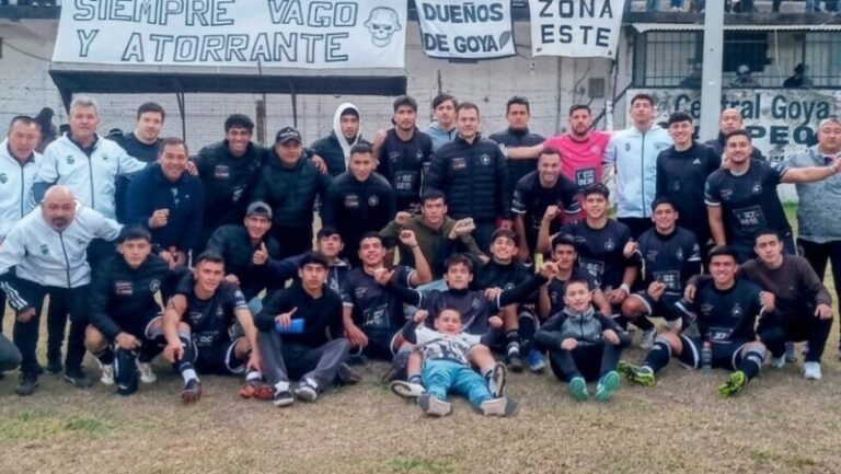 Partido de fútbol entre Central Goya y Victoria de Curuzú Cuatiá