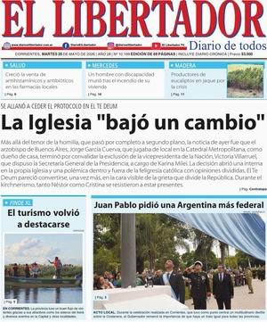 Fachada de tribunales de Bella Vista