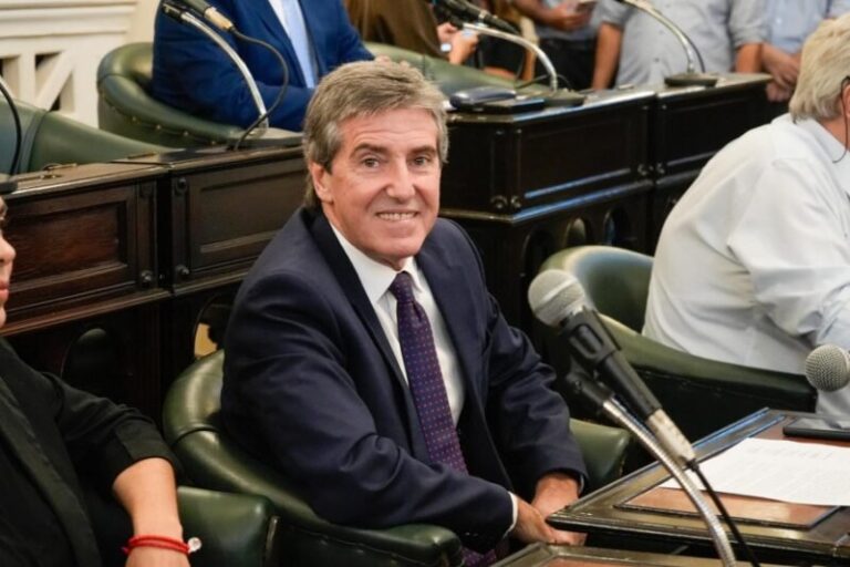 Eduardo Hardoy durante acto de asunción como presidente del Partido Liberal de Corrientes