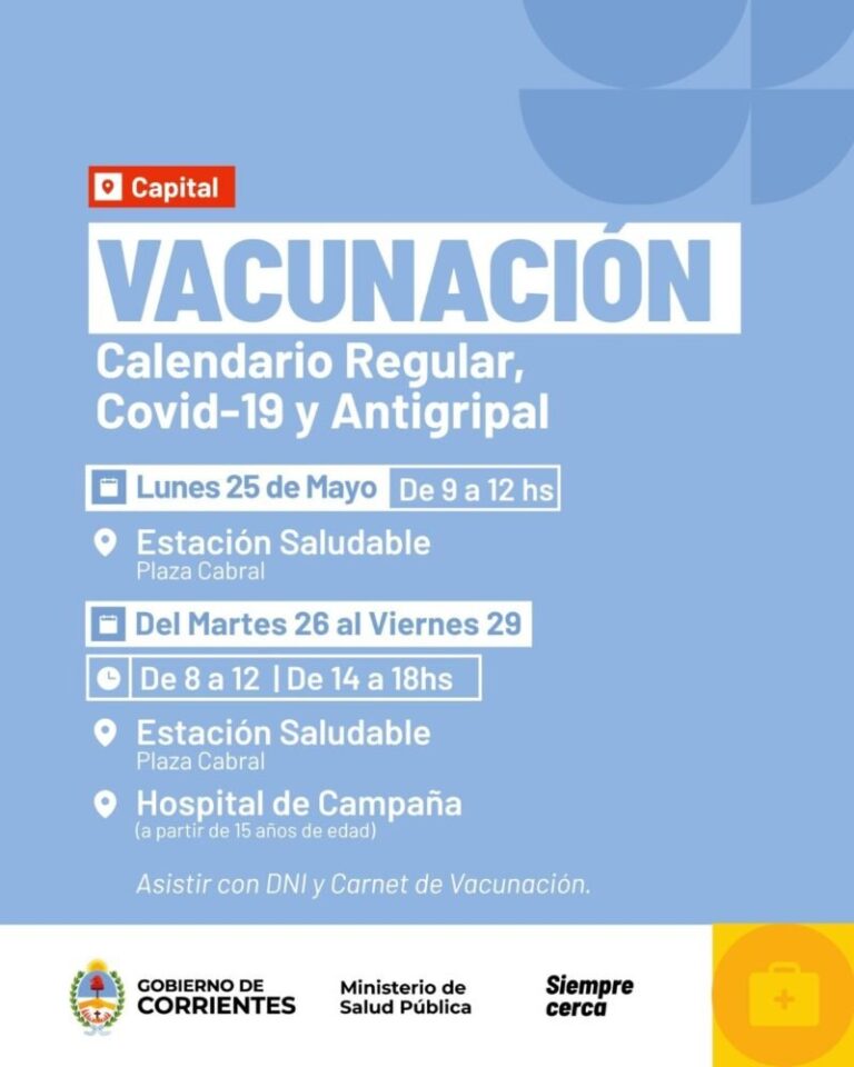 Vacunación en Corrientes
