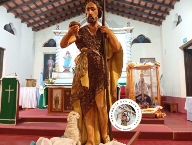 Fogata de San Juan Bautista en Corrientes