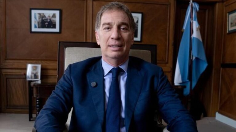 Diego Santilli jura como jefe de Gabinete en el Salón Blanco de la Casa Rosada