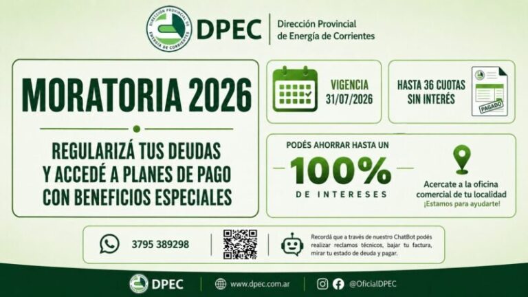 Oficina de la Dirección Provincial de Energía de Corrientes (Dpec)